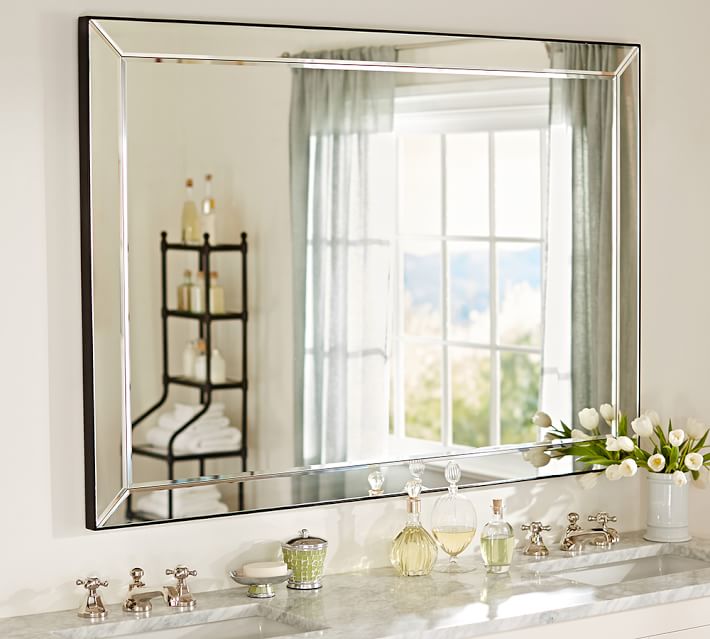 Astor Double Width Mirror Pottery Barn