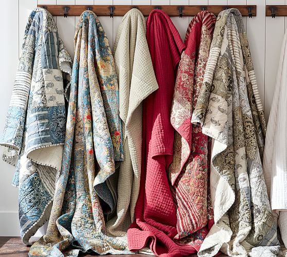 Neena Patchwork Quilt & Sham Pottery Barn