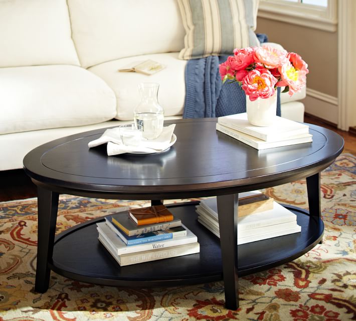 Metropolitan Oval Coffee Table Pottery Barn