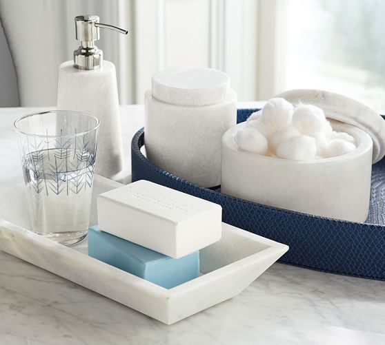 Marble Bath Accessories Pottery Barn Marble Bath Accessories
