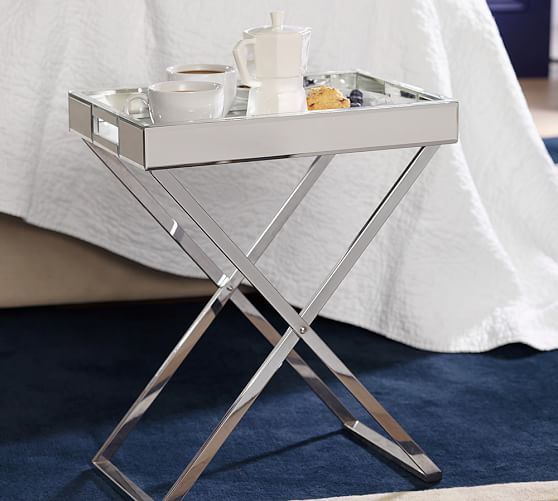 Mirrored Tray & Stand Pottery Barn