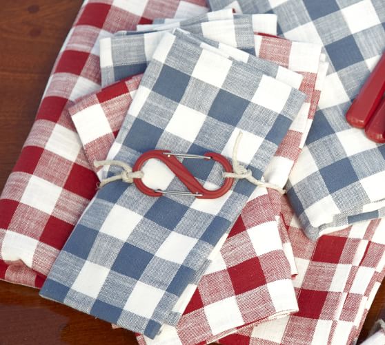 Gingham Check Tablecloth Pottery Barn