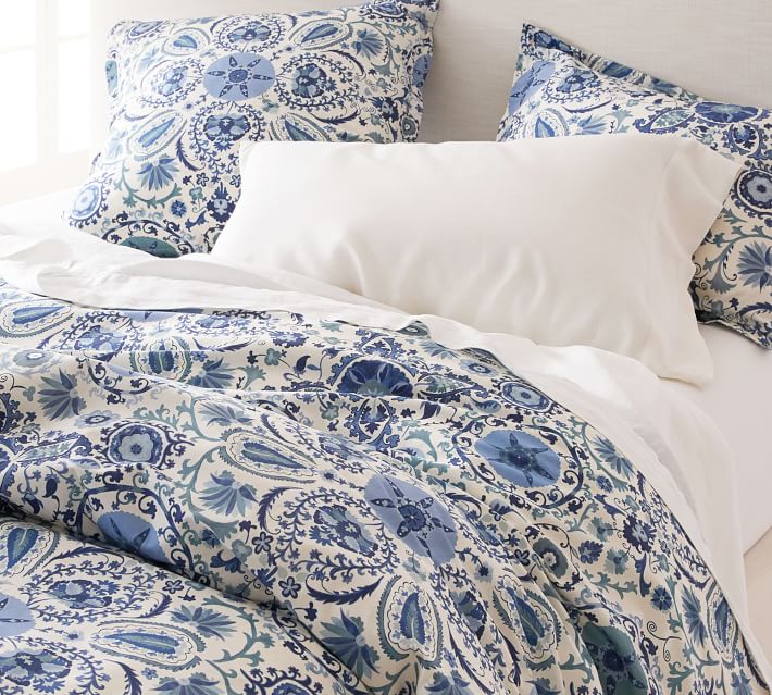 Adya Suzani Print Duvet Cover Sham Pottery Barn