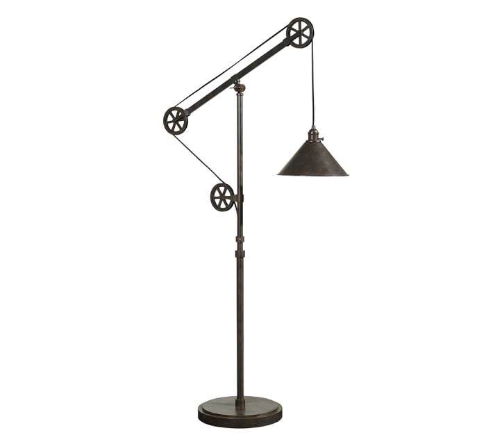 Warren Pulley Task Floor Lamp Pottery Barn