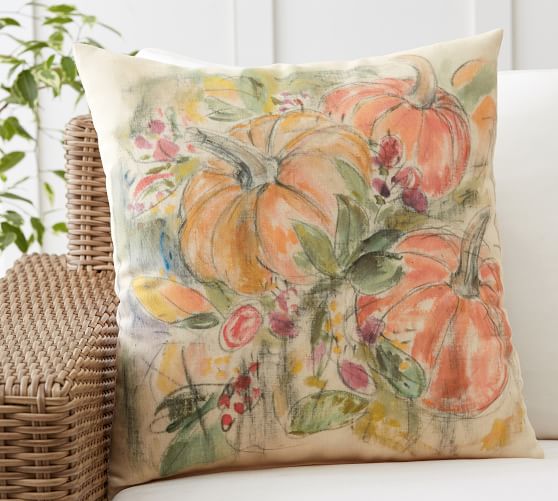 Foliage Print Indoor/Outdoor Pillow Pottery Barn