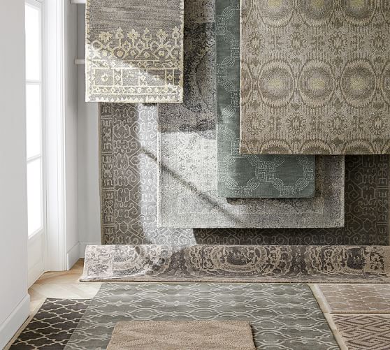 Saxon Tufted Rug Neutral Pottery Barn