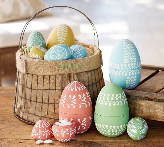 Paper Mache Eggs Pottery Barn