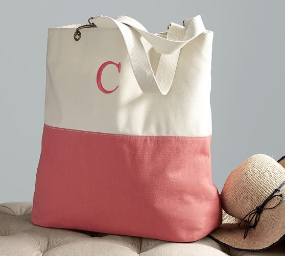 Colorblock Tote Bag Pottery Barn