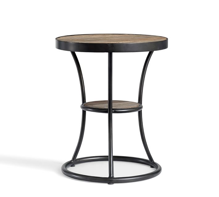 Bartlett Reclaimed Wood End Table Pottery Barn