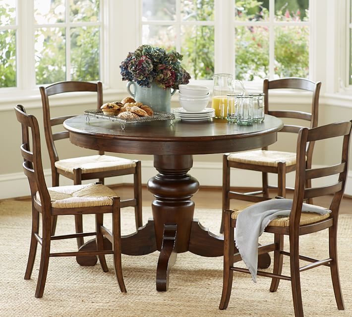 Tivoli Pedestal Dining Table Pottery Barn