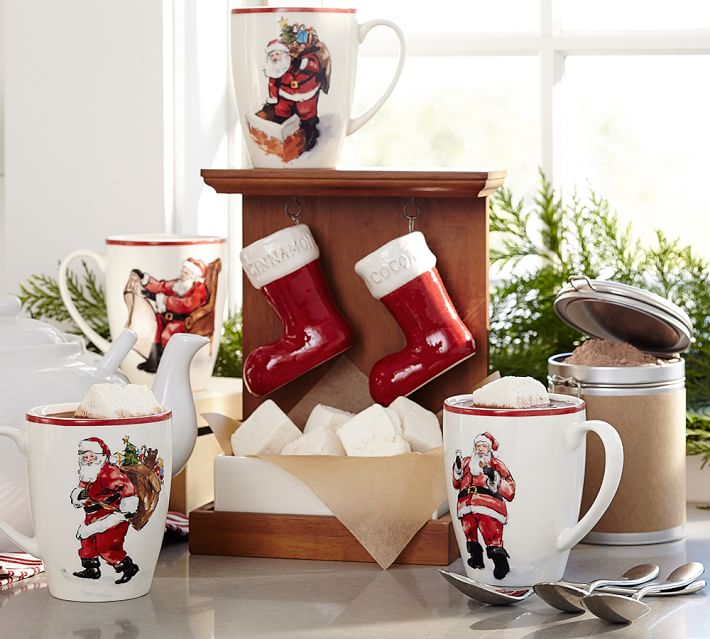 Stocking Hot Cocoa Shaker Set Pottery Barn