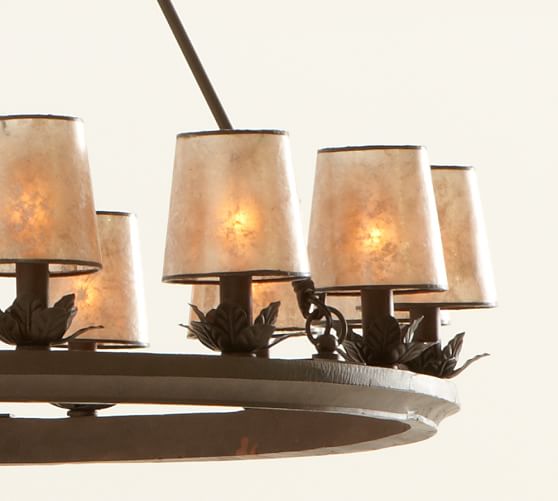 Mini Mica Drum Chandelier Shade, Set of 3 Pottery Barn