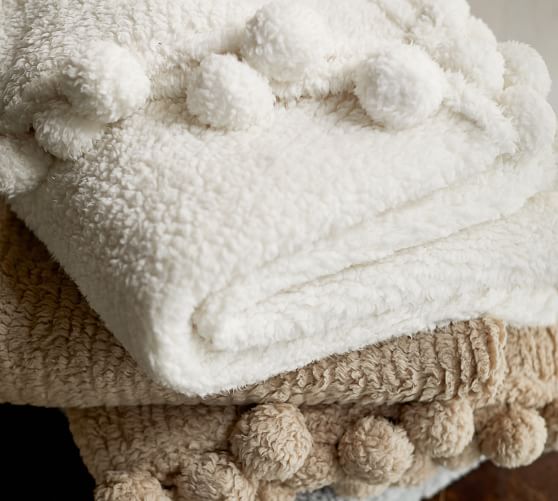 Cozy Pom Pom Throw Pottery Barn Interesting White Pom Pom Throw Blanket Cozy Pom Pom Throw Pottery Barn Interesting White Pom Pom Throw Blanket