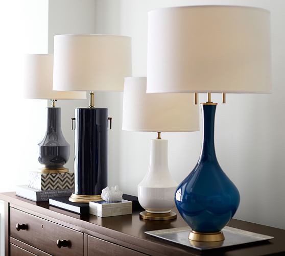 Celine Ceramic Decanter Lamp Base Pottery Barn Roll Over Image To Zoom