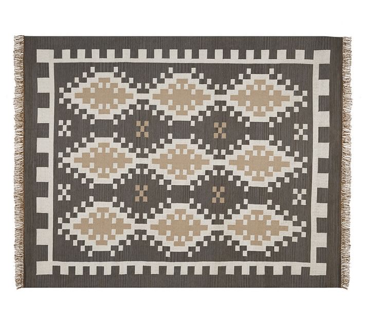 Alameda Indoor Outdoor Rug Gray Pottery Barn