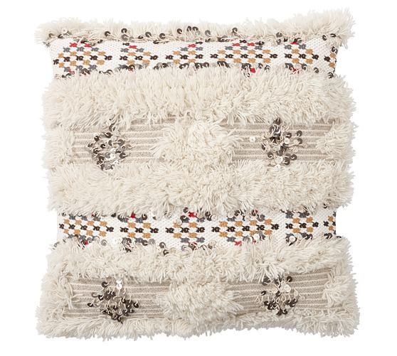 Aya Moroccan Wedding Blanket Pillow Cover Pottery Barn