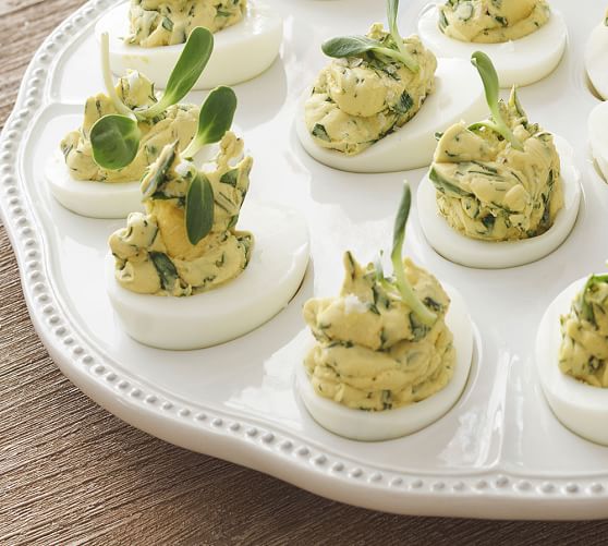Leila Deviled Egg Platter Pottery Barn