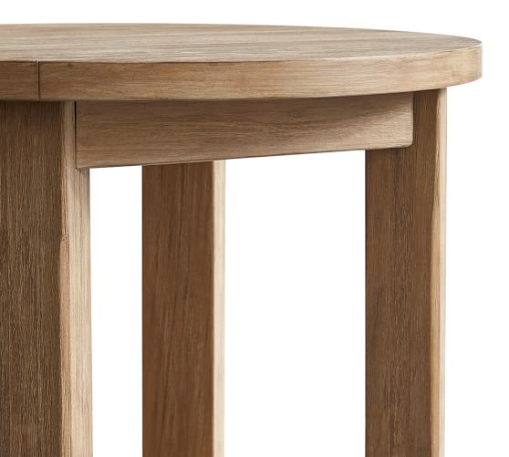 Benchwright Round End Table, Seadrift Pottery Barn