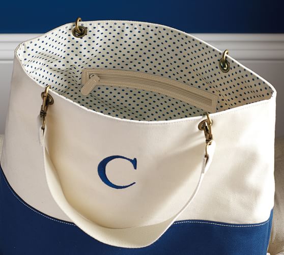 Colorblock Tote Bag Pottery Barn