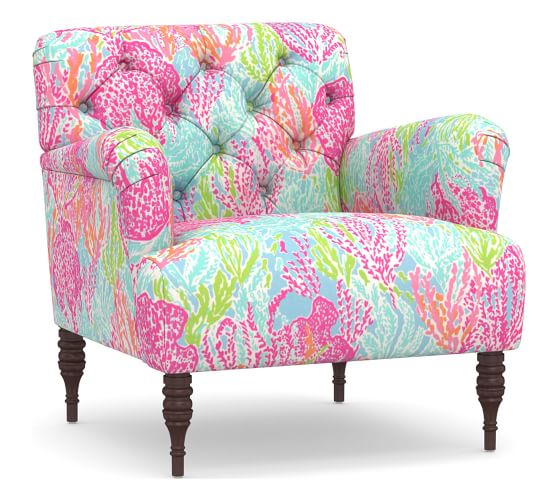 Lilly Pulitzer Madison Upholstered Armchair Pottery Barn