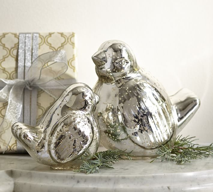 Mercury Gl Birds Set Of 2 Pottery Barn