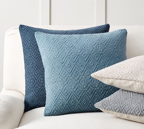 Washed Diamond Pillow Covers Pottery Barn