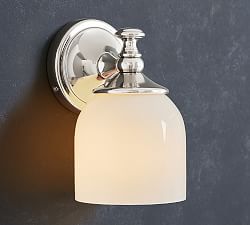 bathroom sconces pottery barn