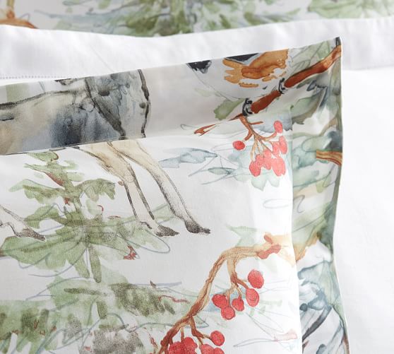 Winter Forest Duvet Cover & Sham Pottery Barn