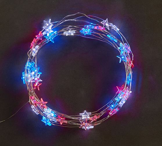 Mini String Lights Custom Mini Star String Lights Red White Blue Pottery Barn Mini String Lights Custom Mini Star String Lights Red White Blue Pottery Barn