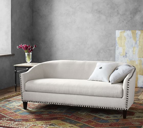Harlow Upholstered Sofa Pottery Barn Harlow Upholstered Sofa