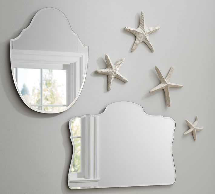 Piper Frameless Mirrors Pottery Barn