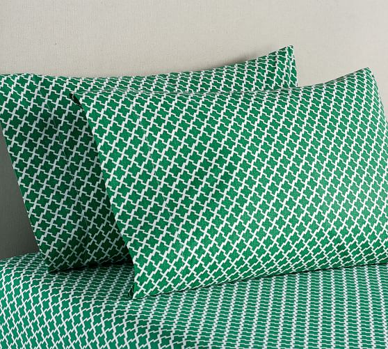 Beth Geo Organic Sheet Set Pottery Barn