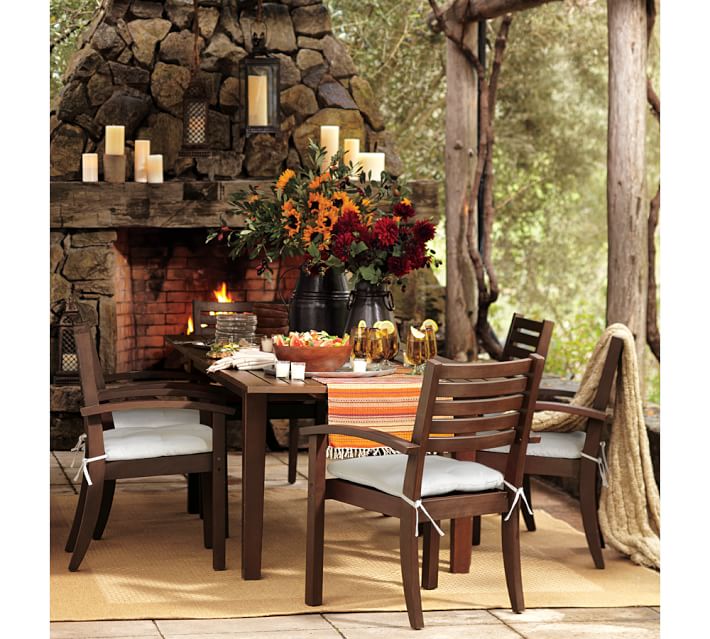 Chesapeake Rectangular Extending Dining Table Chair Set Pottery Barn