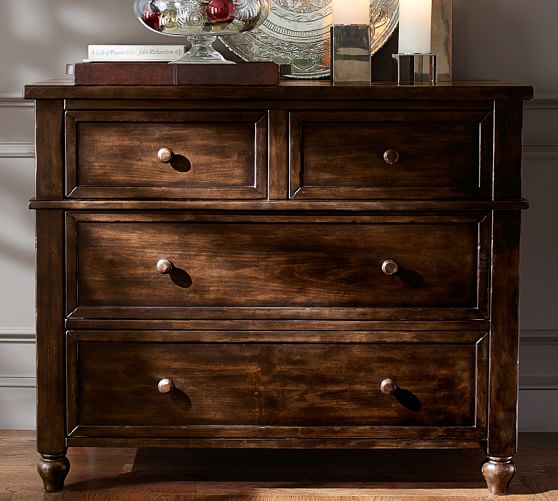Cortona Bed & Dresser Set Pottery Barn