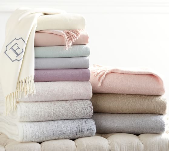 Monogrammable Throw Pottery Barn