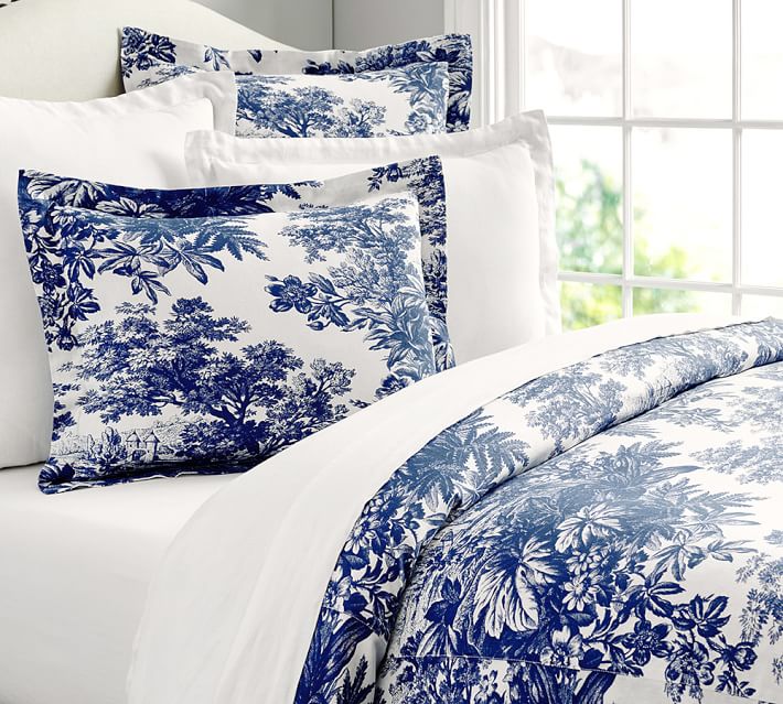 Matine Toile Duvet Cover Sham Pottery Barn