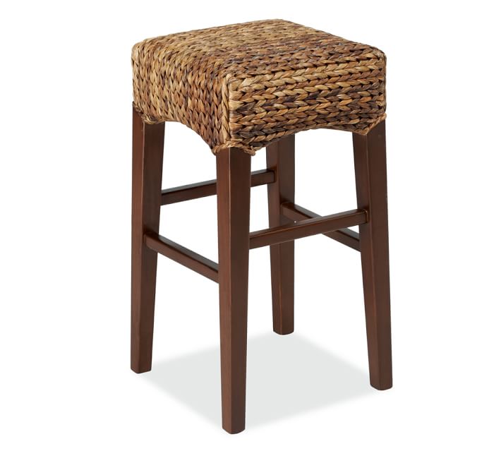 Seagrass Backless Barstool Pottery Barn
