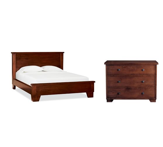 Sumatra II Bed & Dresser Set Pottery Barn