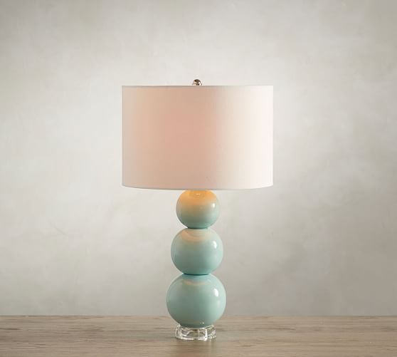 Cerena Ceramic Stacked Table Lamp Pottery Barn