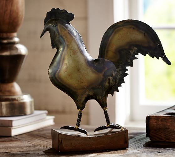 Metal Rooster Stand Pottery Barn