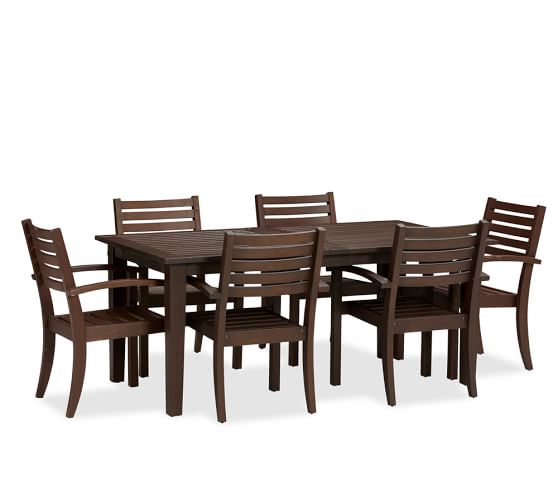 Chesapeake Rectangular Extending Dining Table & Chair Set Pottery Barn
