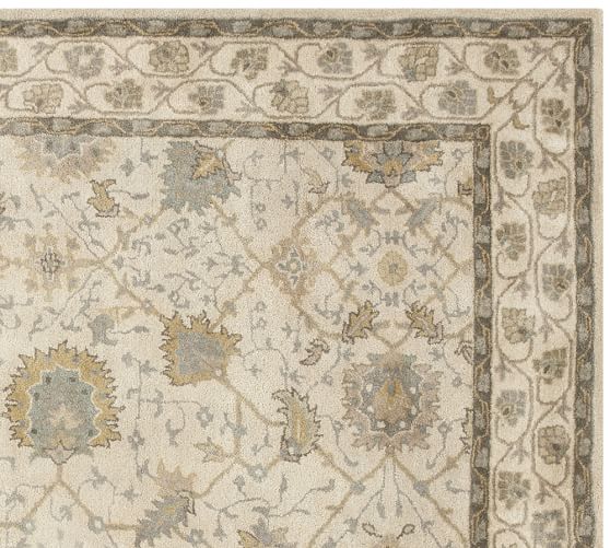 Veda Persian Rug Sage Pottery Barn