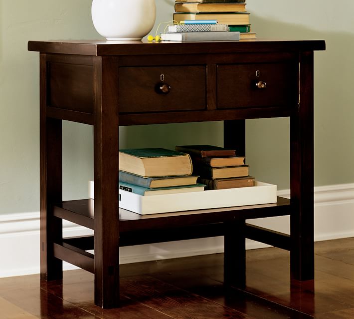 Farmhouse 2 Drawer Nightstand Pottery Barn