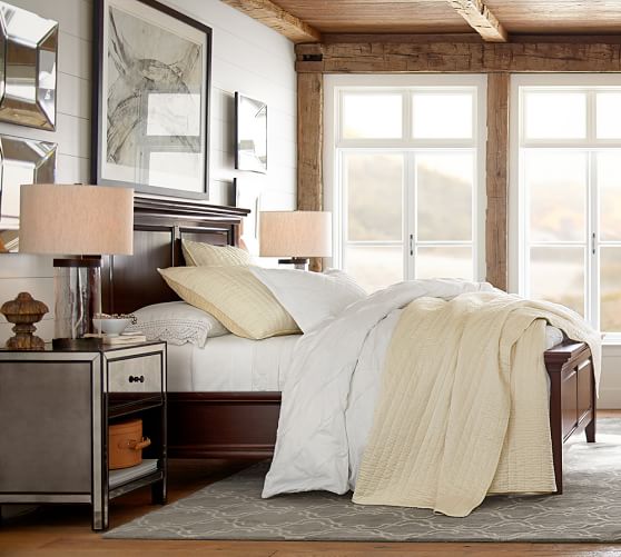 Marnie Mirrored Nightstand Pottery Barn