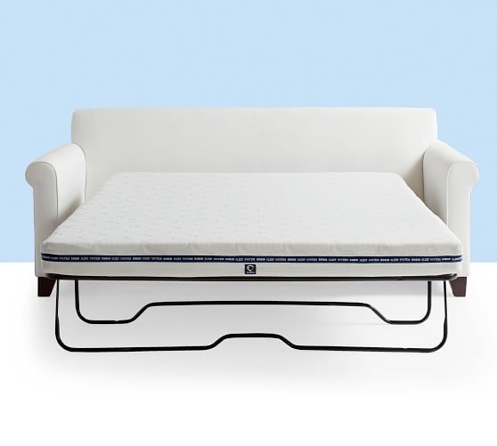 Cameron Roll Arm Upholstered Sleeper Sofa With Memory Foam Mattress
