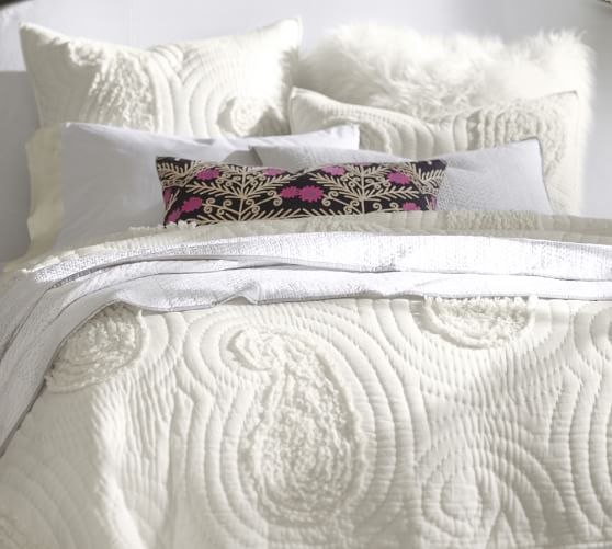 Faux Furry Euro Sham Pottery Barn