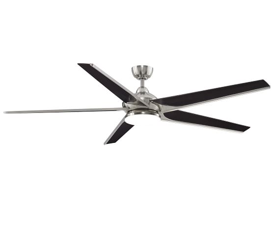 Subtle Indoor Outdoor Ceiling Fan Brushed Nickel Pottery Barn Subtle Indoor Outdoor Ceiling Fan Brushed Nickel