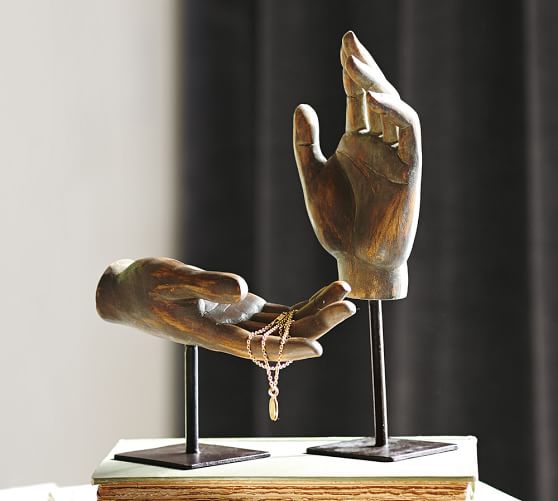 Carved Wood Hands, Set of 2 Pottery Barn