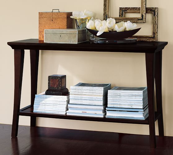 Pottery Barn Black Sofa Table Www Redglobalmx Org
