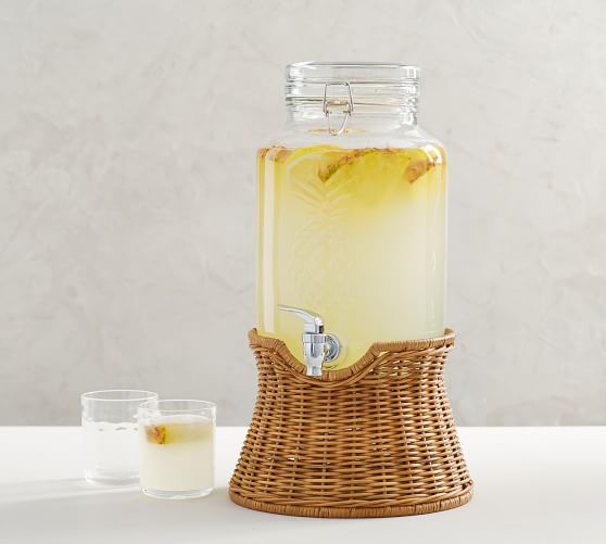 Pineapple Drink Dispenser & Stand Pottery Barn